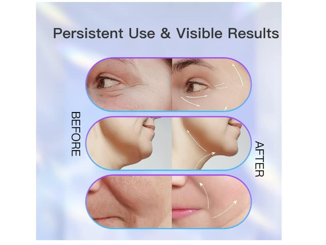 Masajeador facial EMS Brisea funciones ojos, mentón, papadas