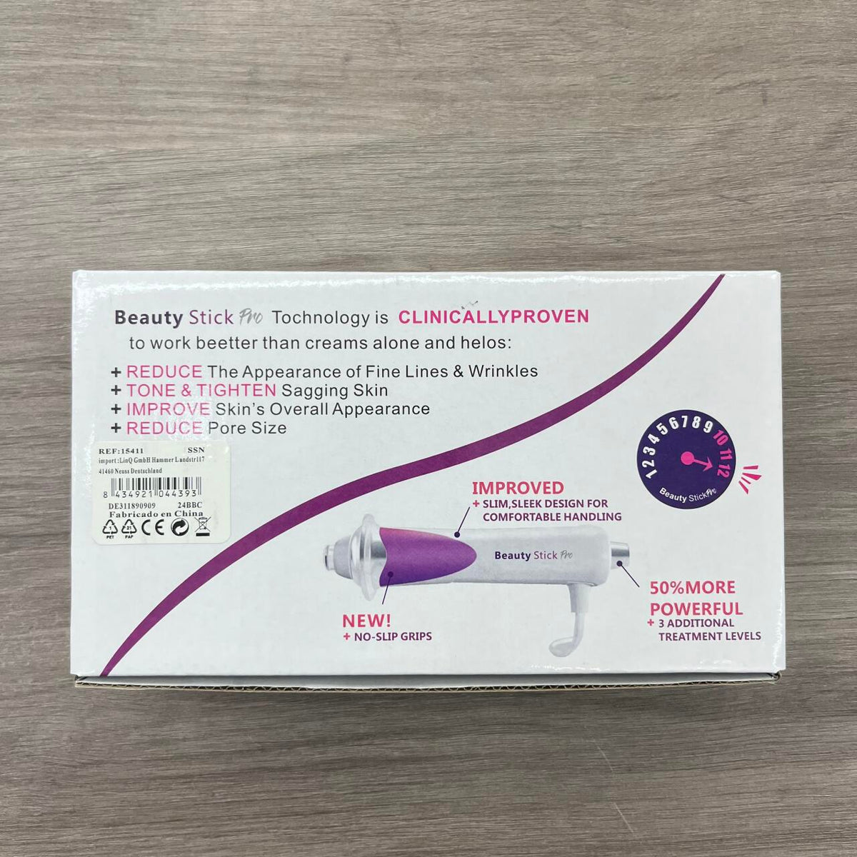 Cabezal metálico conductor del Beauty Stick Pro
